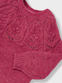Jersey estruturado Cereja (Bordeaux)  para Menina - Mayoral