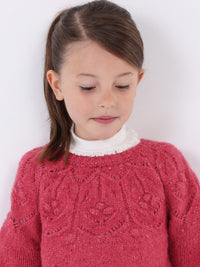 Jersey estruturado Cereja (Bordeaux)  para Menina - Mayoral
