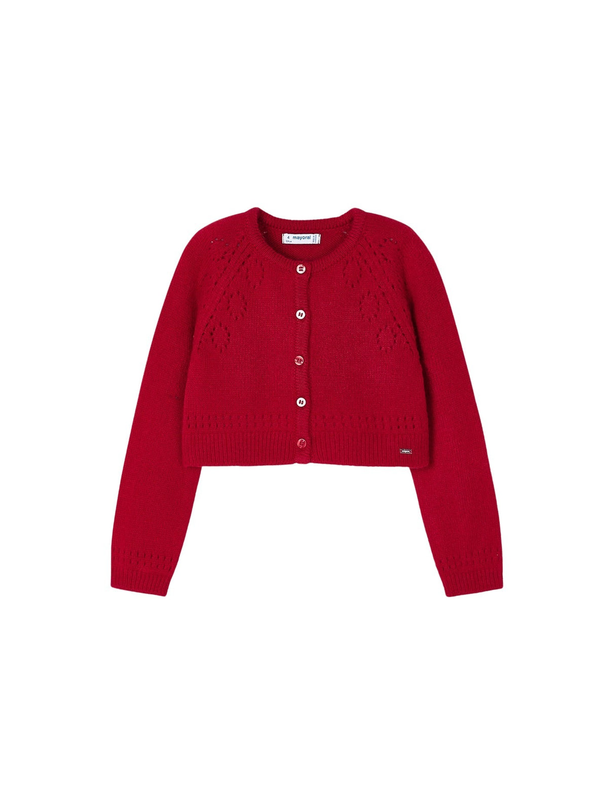 Casaco tricô Vermelho (Vermelho)  para Menina - Mayoral
