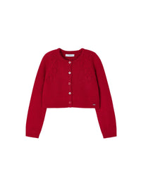 Casaco tricô Vermelho (Vermelho)  para Menina - Mayoral