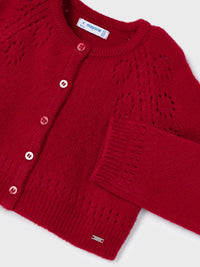 Casaco tricô Vermelho (Vermelho)  para Menina - Mayoral