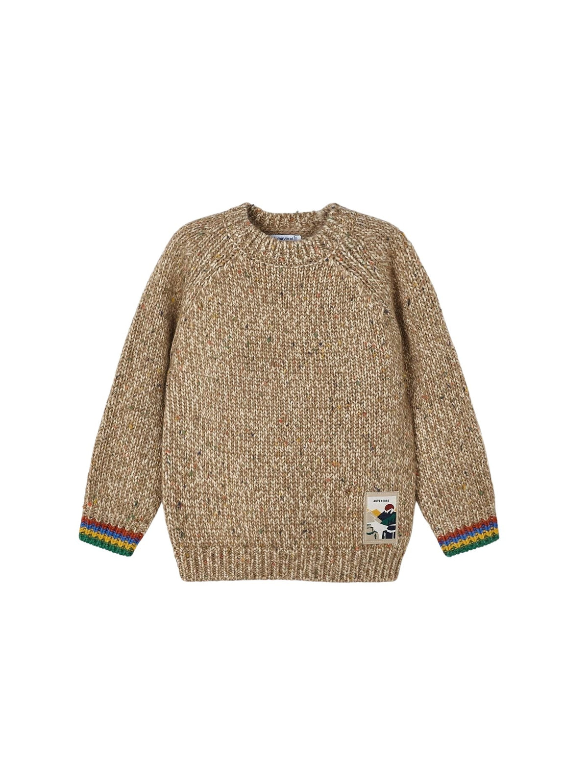 Jersey neps Trufa mez (Castanho Claro)  para Menino - Mayoral