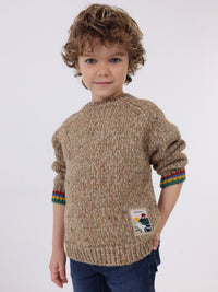 Jersey neps Trufa mez (Castanho Claro)  para Menino - Mayoral