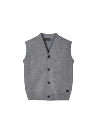 Colete tricot Cromo vig (Cinza)  para Menino - Mayoral