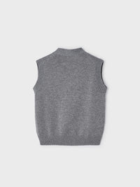 Colete tricot Cromo vig (Cinza)  para Menino - Mayoral