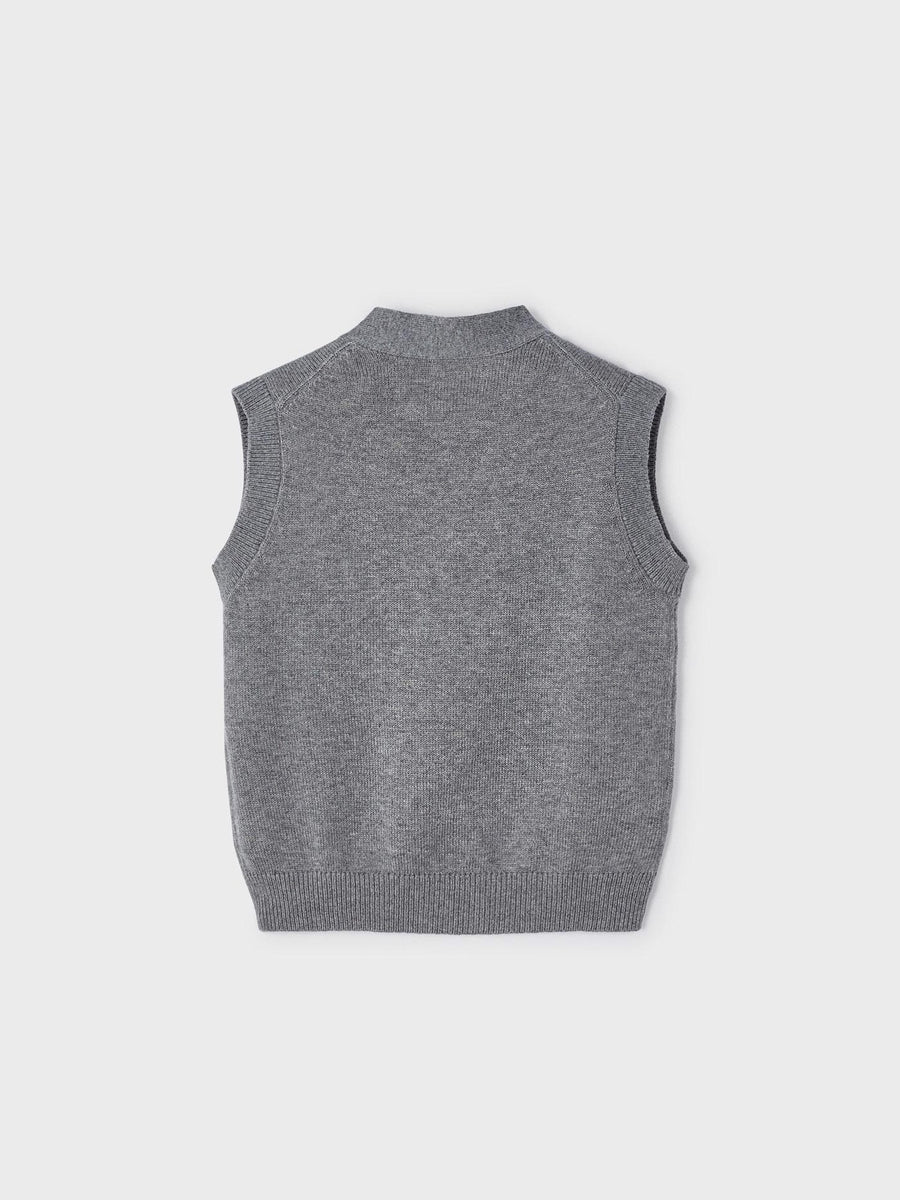 Colete tricot Cromo vig (Cinza)  para Menino - Mayoral