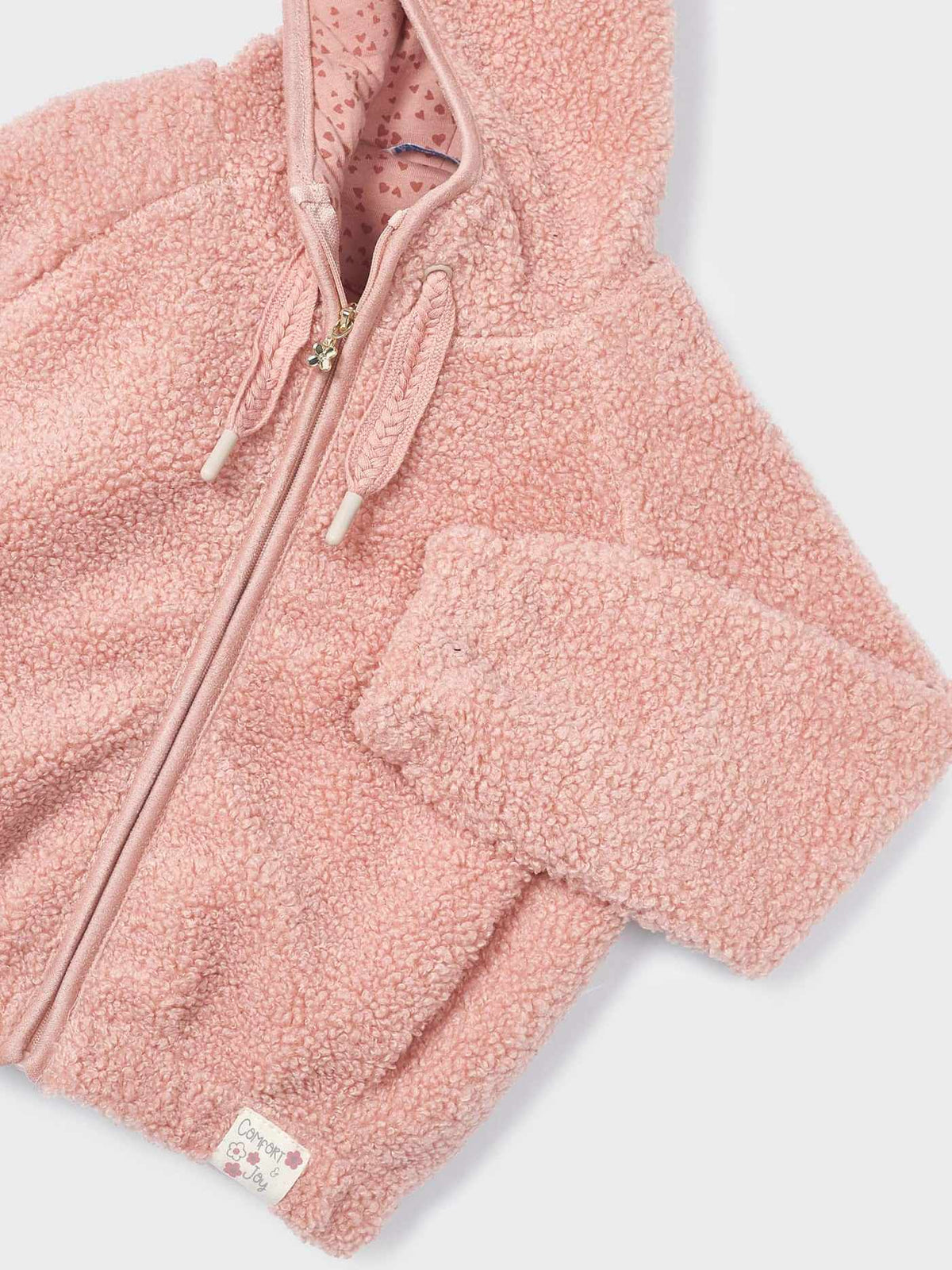 Casaco rizo Nude (Rosa)  para Menina - Mayoral