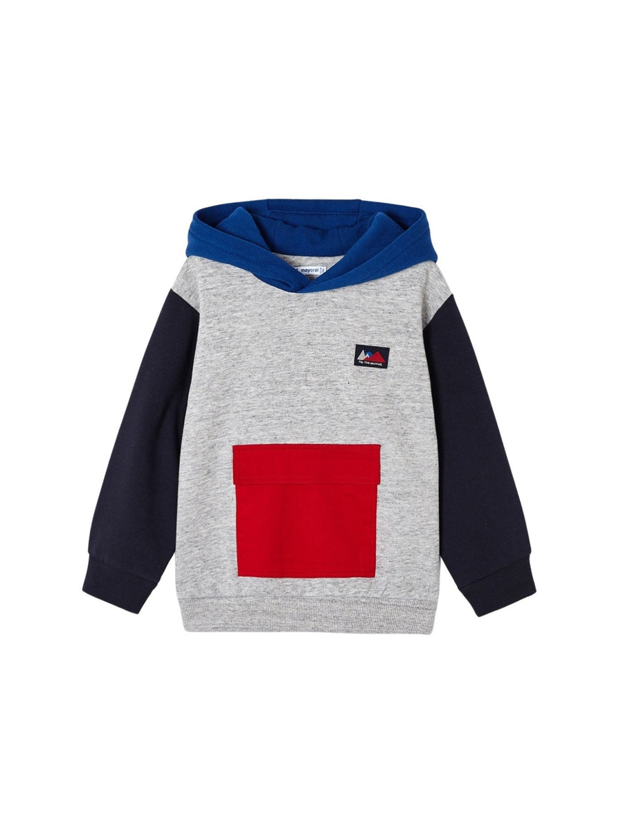 Sweat combinada Cinza vig (Cinza)  para Menino - Mayoral