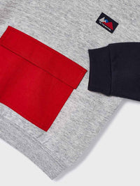 Sweat combinada Cinza vig (Cinza)  para Menino - Mayoral