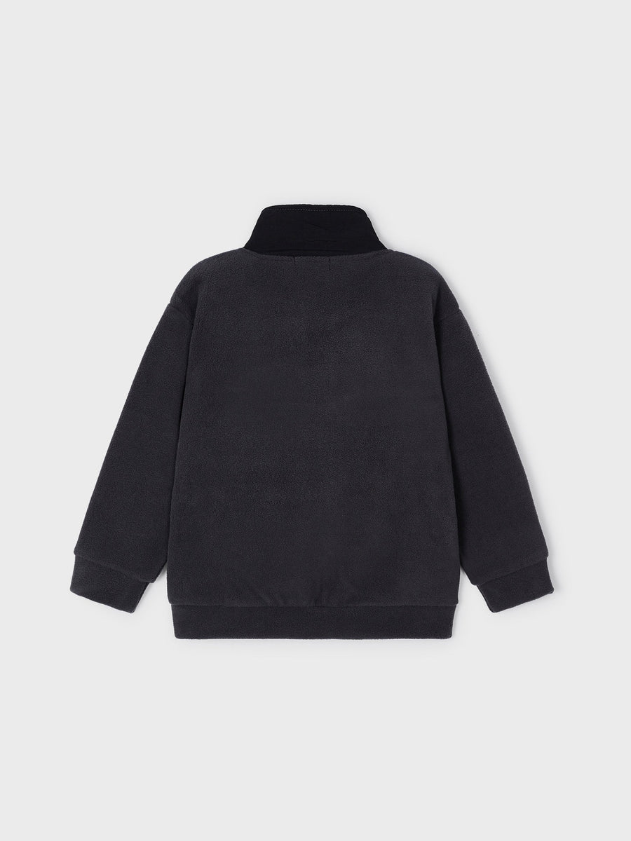 Sweat polar combinada Cinza escu (Cinza Escuro)  para Menino - Mayoral