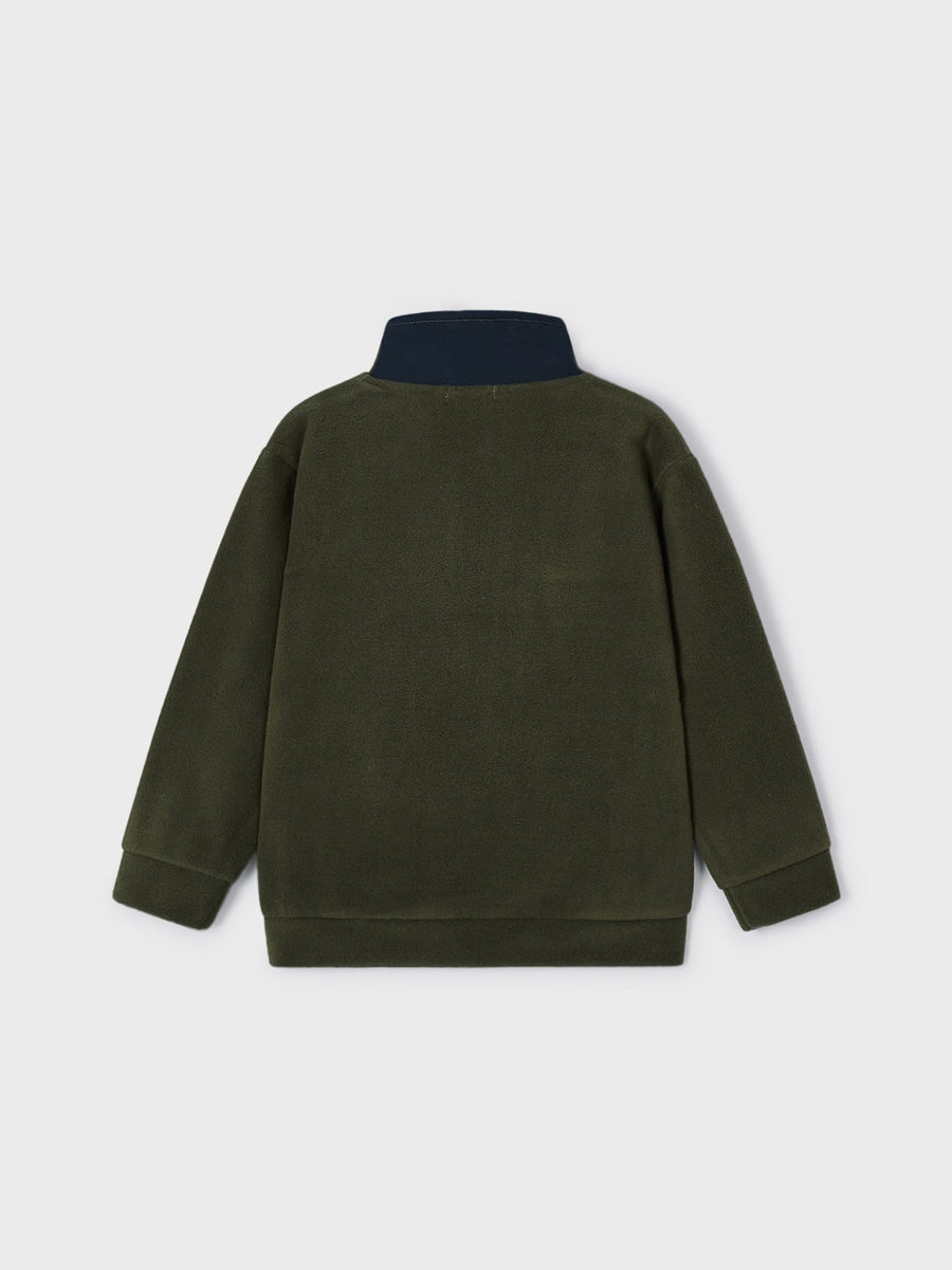 Sweat polar combinada Oregano (Verde Tropa)  para Menino - Mayoral