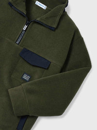 Sweat polar combinada Oregano (Verde Tropa)  para Menino - Mayoral