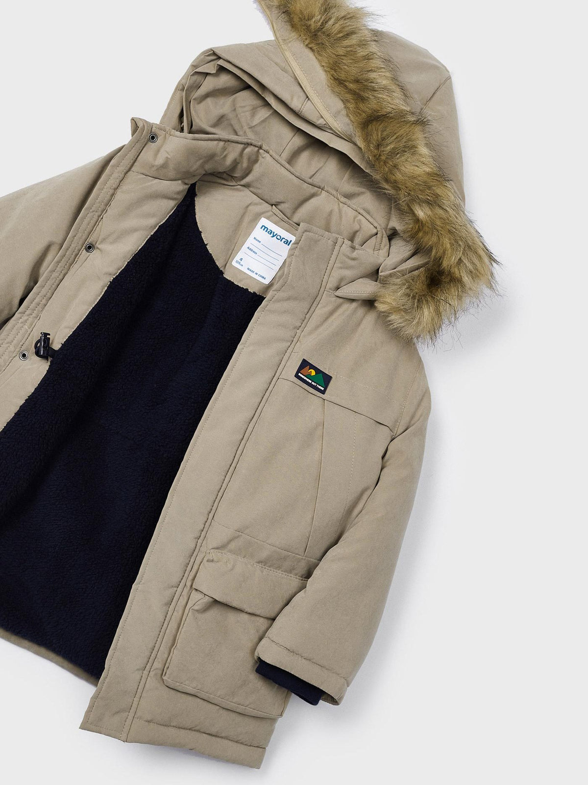 Parka c/carapuço montanha Seta (Castanho Claro)  para Menino - Mayoral