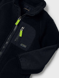 Casaco polar combinado Deep blue (Marinho)  para Menino - Mayoral