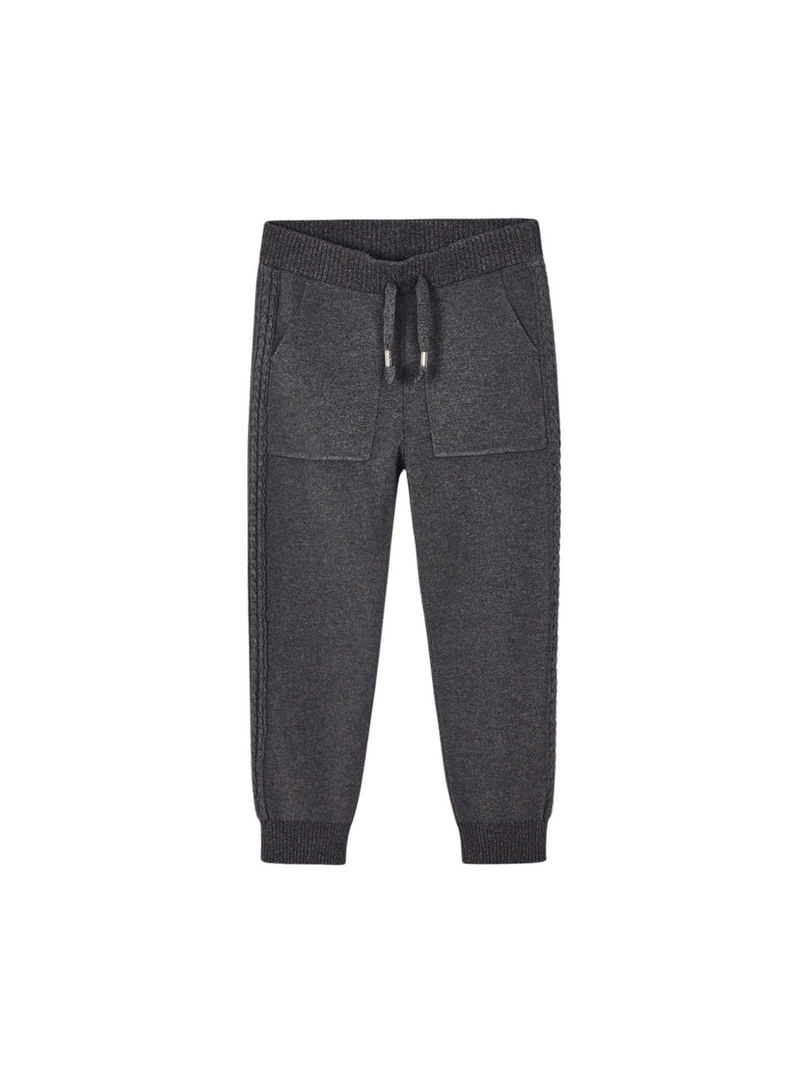 Jogger tricô Titanio vi (Cinza Escuro)  para Menina - Mayoral