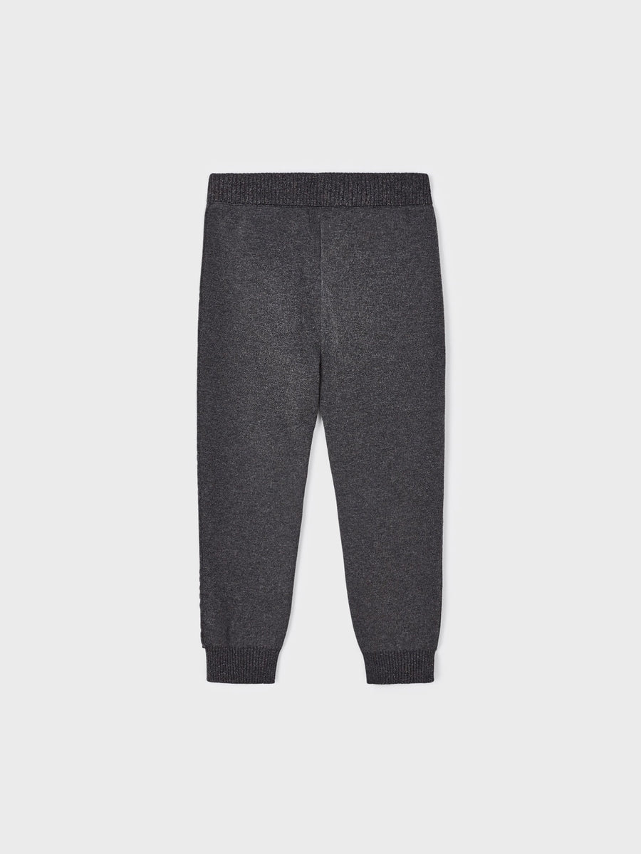 Jogger tricô Titanio vi (Cinza Escuro)  para Menina - Mayoral