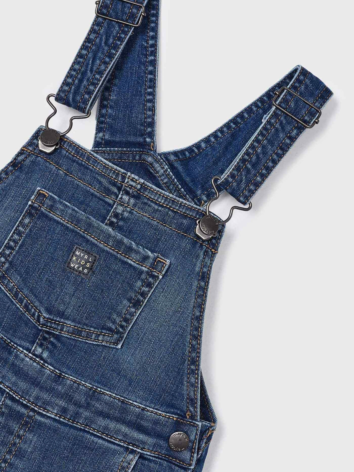 Jardineira denim Azul ganga (Ganga)  para Menino - Mayoral
