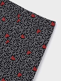 Leggings Corações (Cinza Escuro)  para Menina - Mayoral