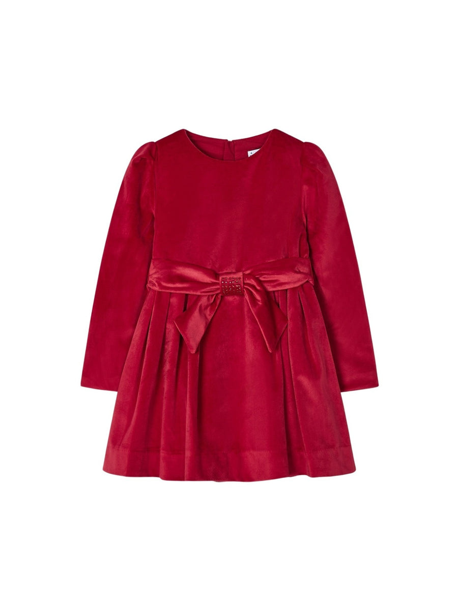 Vestido terciopêlo Vermelho (Vermelho)  para Menina - Mayoral