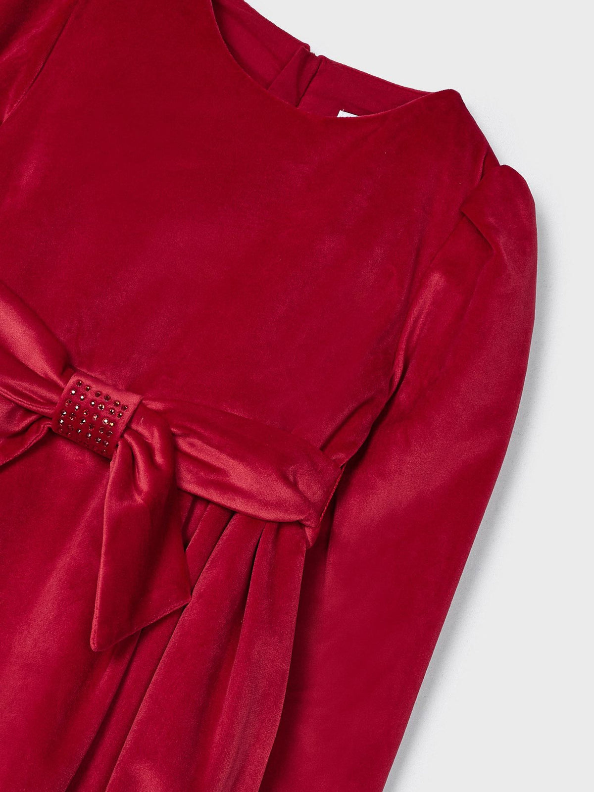 Vestido terciopêlo Vermelho (Vermelho)  para Menina - Mayoral