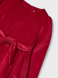 Vestido terciopêlo Vermelho (Vermelho)  para Menina - Mayoral