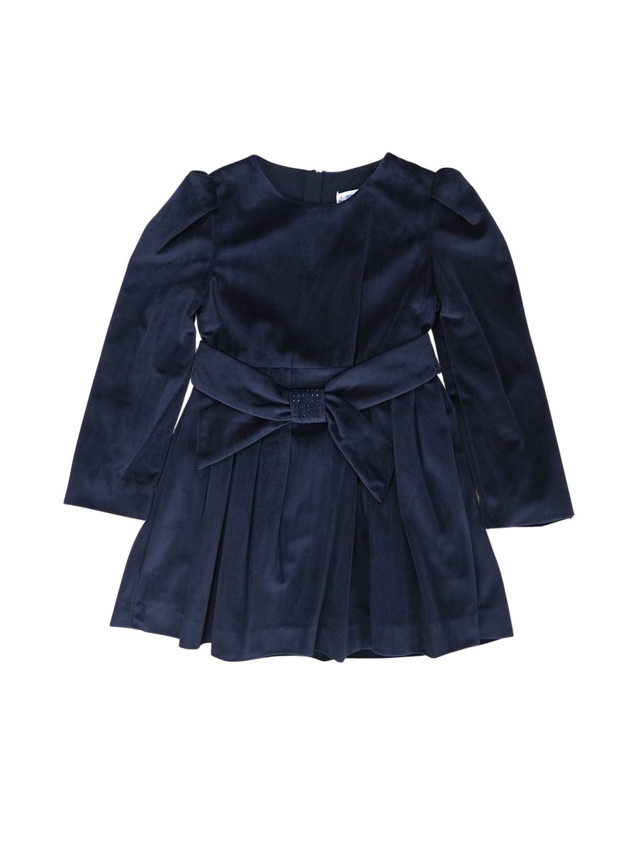 Vestido terciopêlo Marinho (Marinho)  para Menina - Mayoral