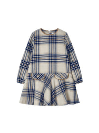 Vestido xadrez Marinho (Marinho)  para Menina - Mayoral