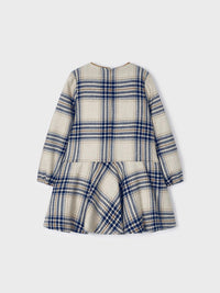 Vestido xadrez Marinho (Marinho)  para Menina - Mayoral