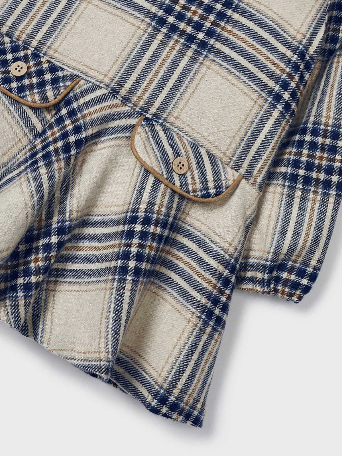 Vestido xadrez Marinho (Marinho)  para Menina - Mayoral