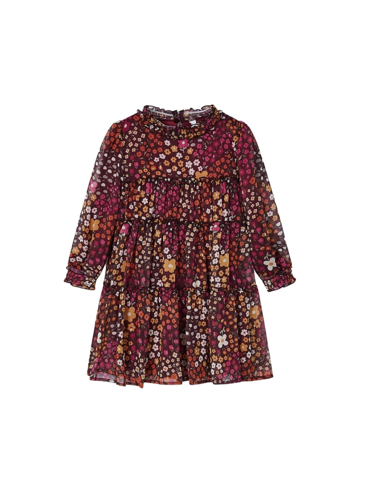 Vestido estampado Amora (Bordeaux)  para Menina - Mayoral