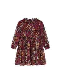 Vestido estampado Amora (Bordeaux)  para Menina - Mayoral