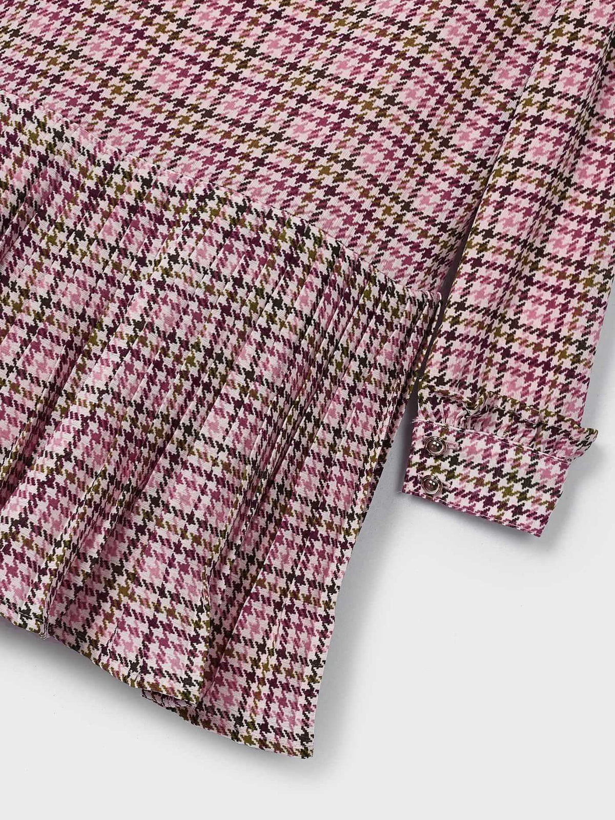 Vestido xadrez gasa Orquídea (Rosa Velho)  para Menina - Mayoral