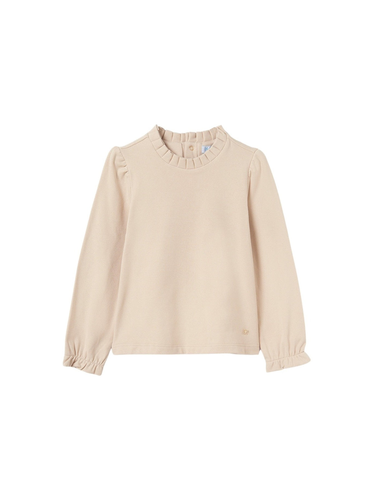 Camisola gola alta glitter Bege (Bege)  para Menina - Abel & Lula