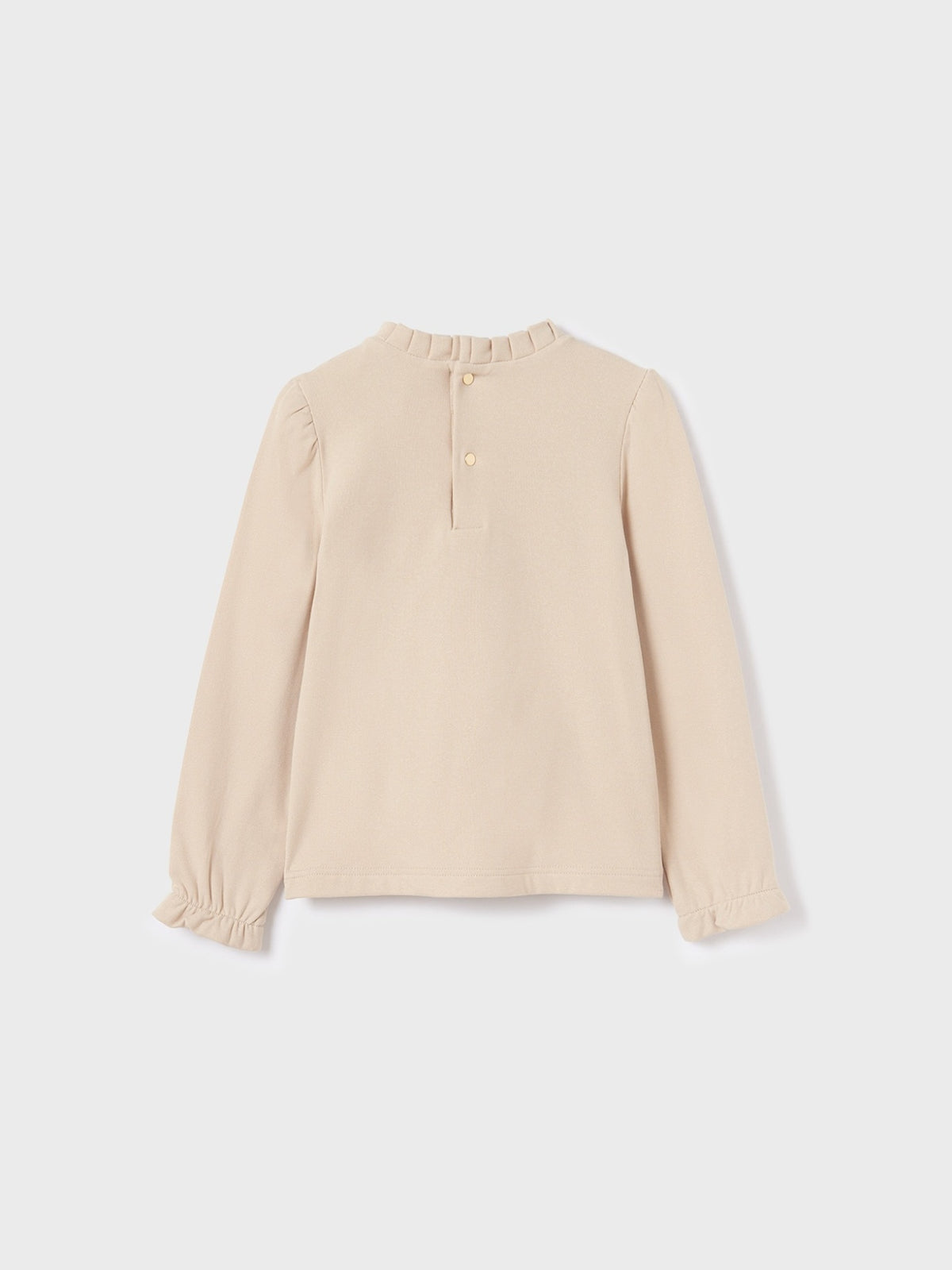 Camisola gola alta glitter Bege (Bege)  para Menina - Abel & Lula