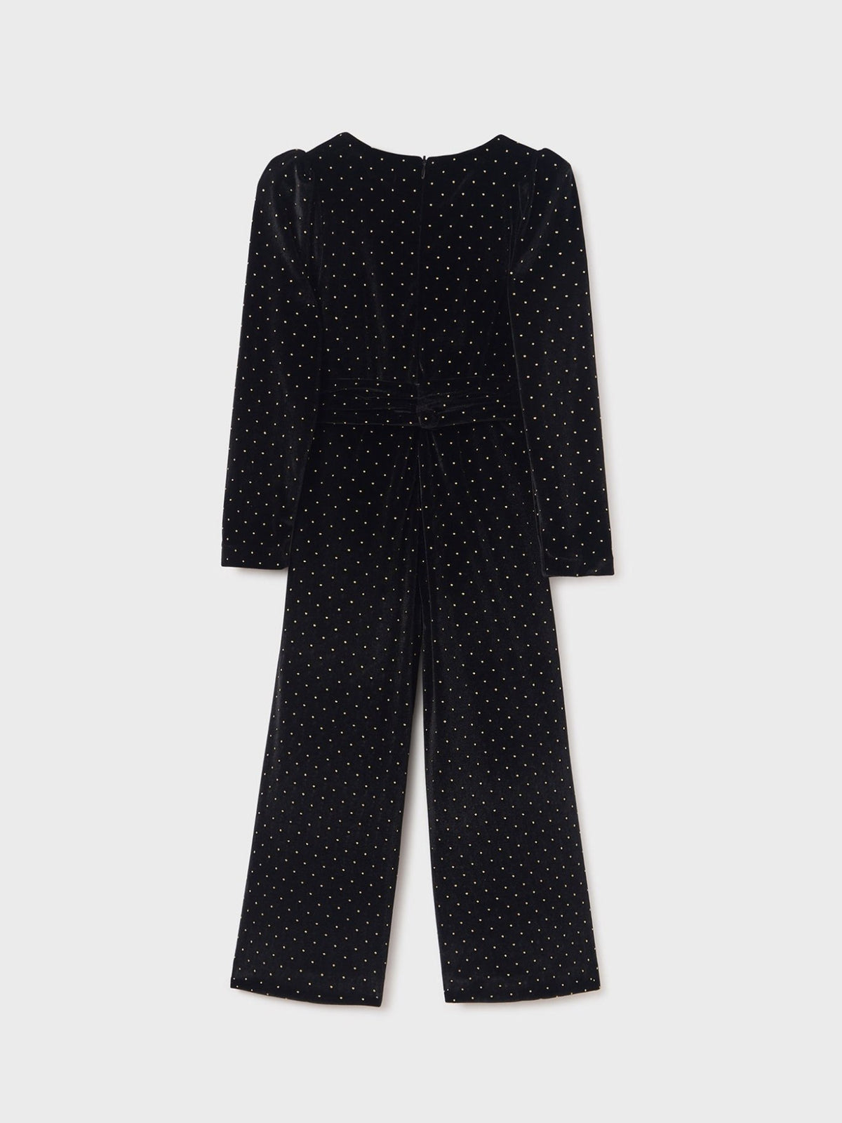 Macacão veludo glitter Preto (Preto)  para Menina - Abel & Lula