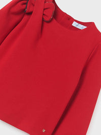 Sweat ponto milano Vermelho (Vermelho)  para Menina - Abel & Lula