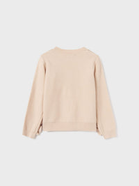 Jersey estruturado brilho Bege (Bege)  para Menina - Abel & Lula