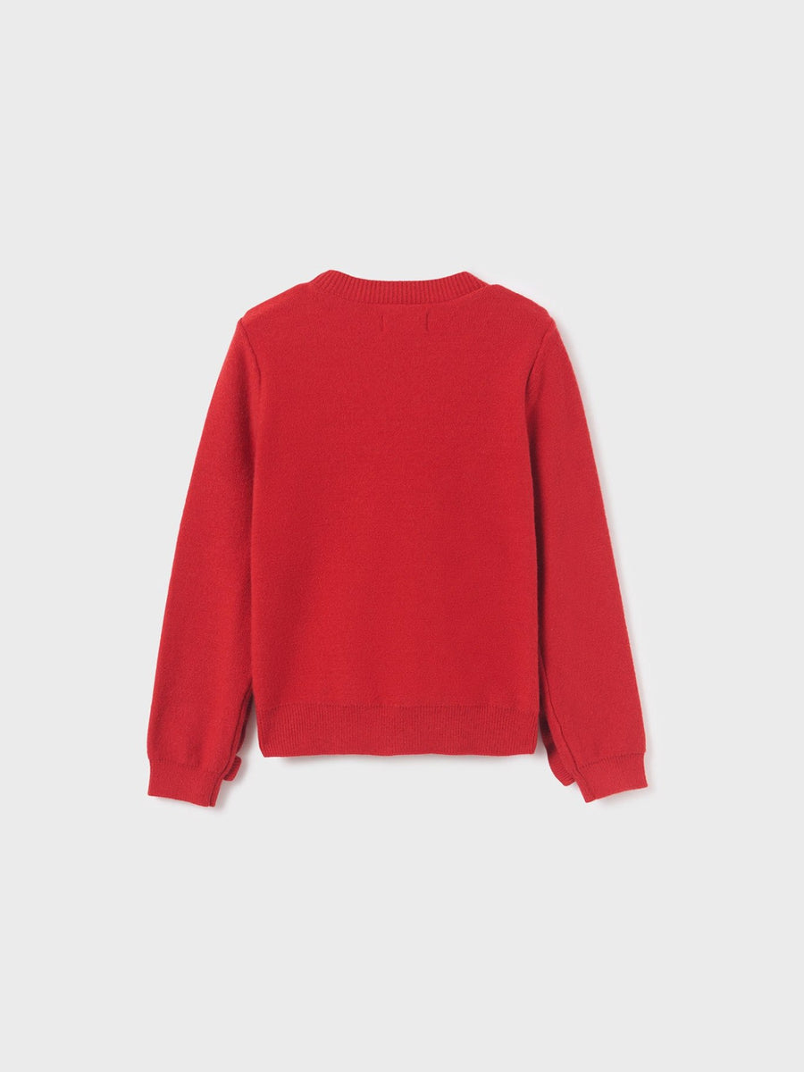 Jersey estruturado brilho Vermelho (Vermelho)  para Menina - Abel & Lula