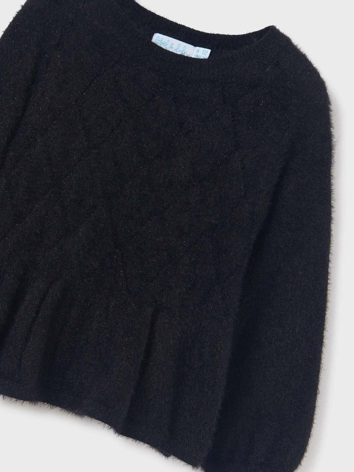 Jersey fio brilho Preto (Preto)  para Menina - Abel & Lula