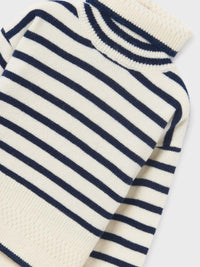 Jersey riscas Azul navy (Marinho)  para Menina - Abel & Lula