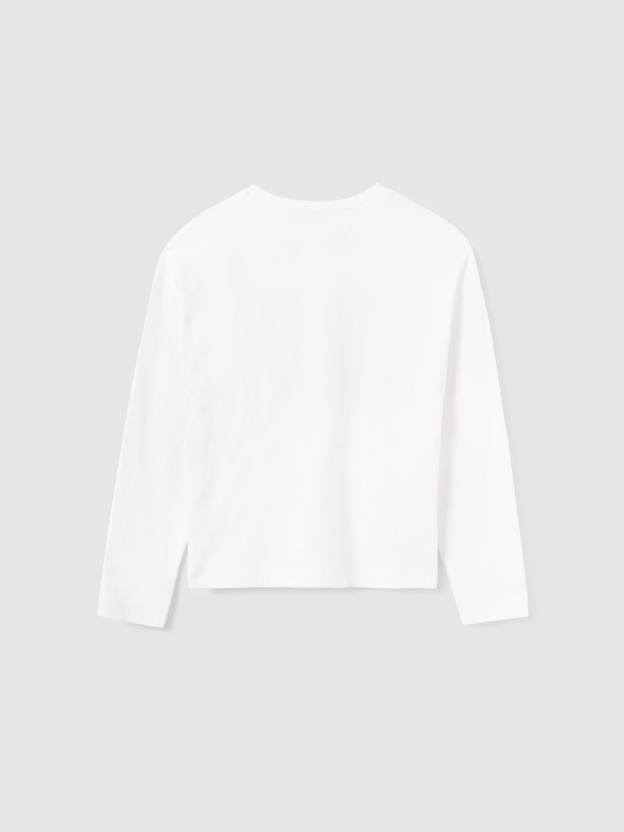 Camisola grafica Crú (Creme / Pérola)  para Menina - Mayoral