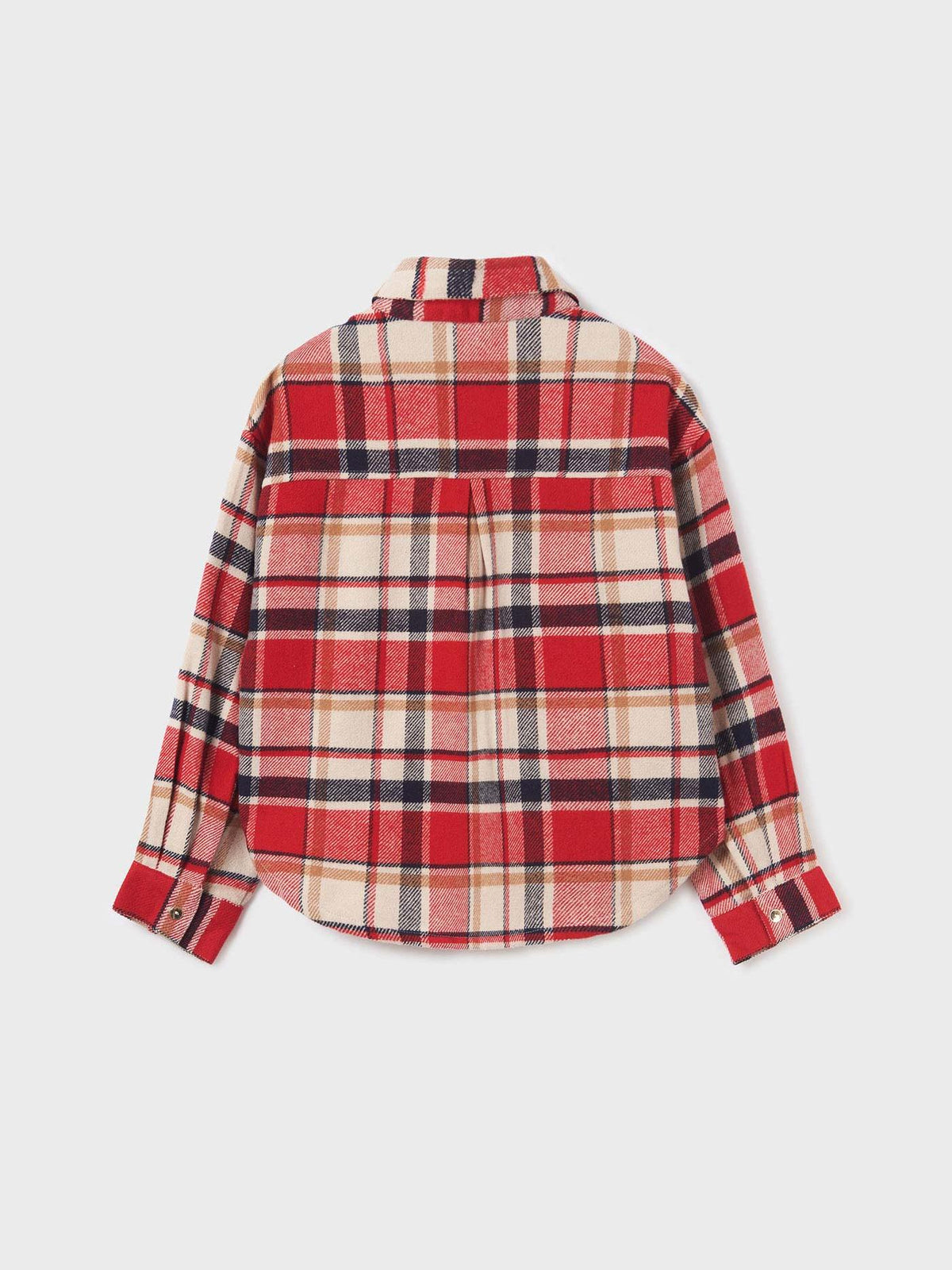 Sobrecamisa xadrez Vermelho (Vermelho)  para Menina - Mayoral