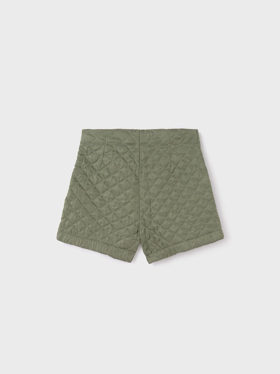 Bermuda acolchoada Musgo (Verde Tropa)  para Menina - Mayoral