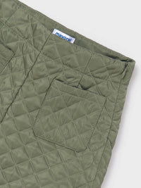 Bermuda acolchoada Musgo (Verde Tropa)  para Menina - Mayoral