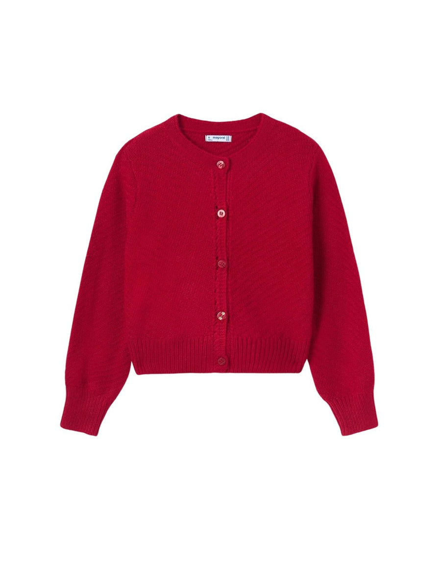 Casaco tricot Vermelho (Vermelho)  para Menina - Mayoral
