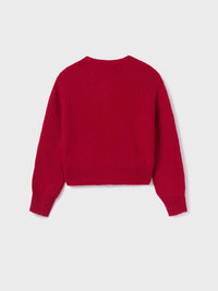 Casaco tricot Vermelho (Vermelho)  para Menina - Mayoral