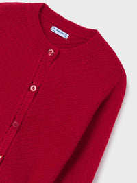 Casaco tricot Vermelho (Vermelho)  para Menina - Mayoral