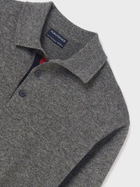 Jersey gola polo Grvilha mz (Cinza Escuro)  para Menino - Mayoral