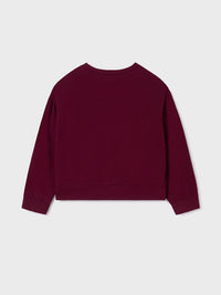Sweat-shirt Beringela (Bordeaux)  para Menina - Mayoral