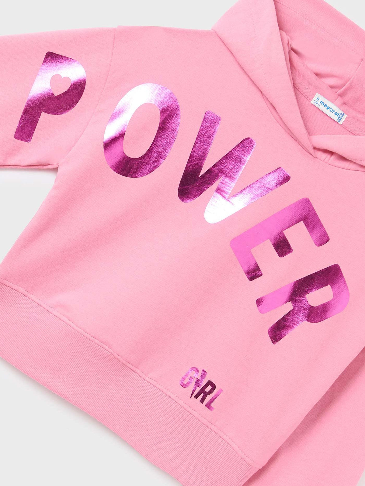 Sweat c/ carapuço Chicle (Rosa)  para Menina - Mayoral
